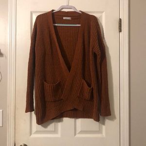 Orange cardigan- Arizona- M